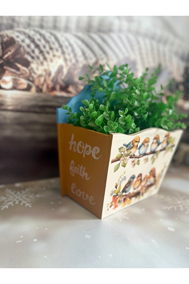 Bird on Branch Patterned Mailbox - 2