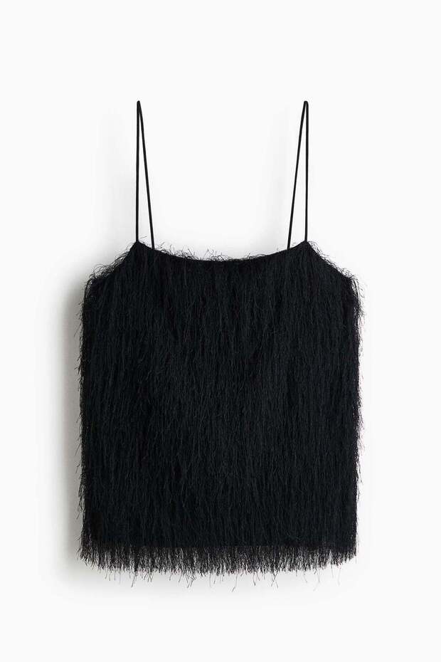 Fringed strappy top - 1