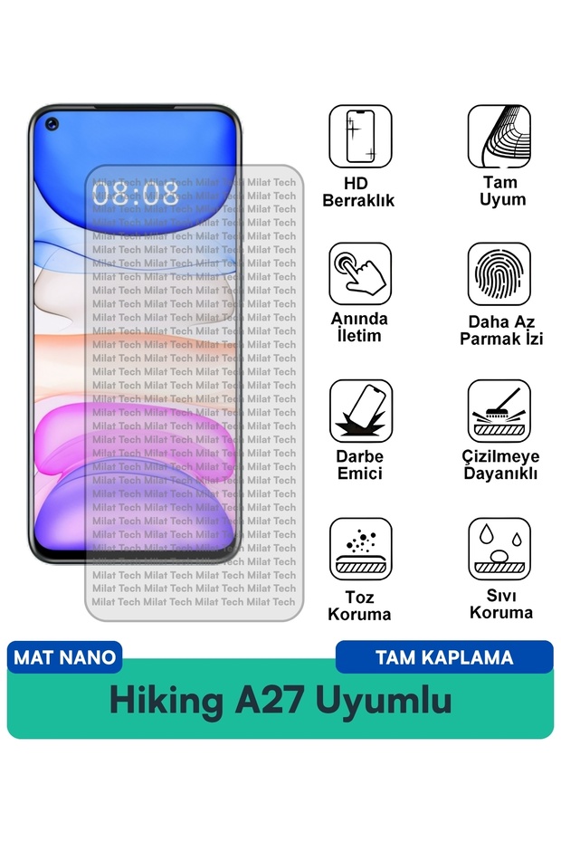 طبقة حماية للشاشة من نوع Hiking A27 Mat Nano مقاومة للخدش ومتينة وتقلل من إجهاد العين