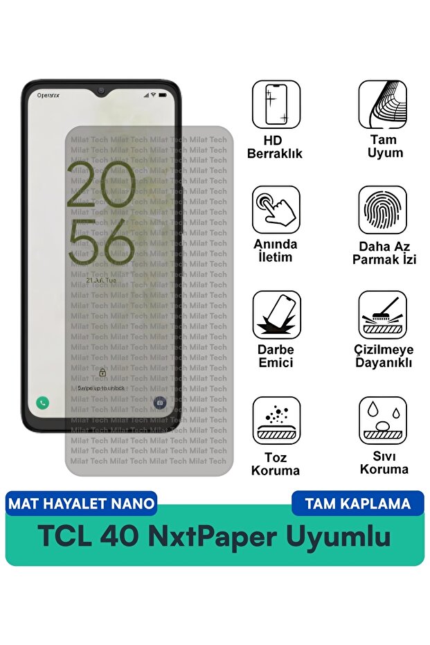 Tcl 40 Nxtpaper Matte Ghost Nano Screen Protection Film Strong Privacy Scratch Resistance