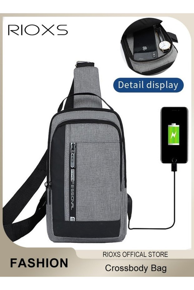 Crossbody Sling Bag Body Chest Sling Shoulder Bag for Men Women Casual Shoulder Backpack Bag, Waterp