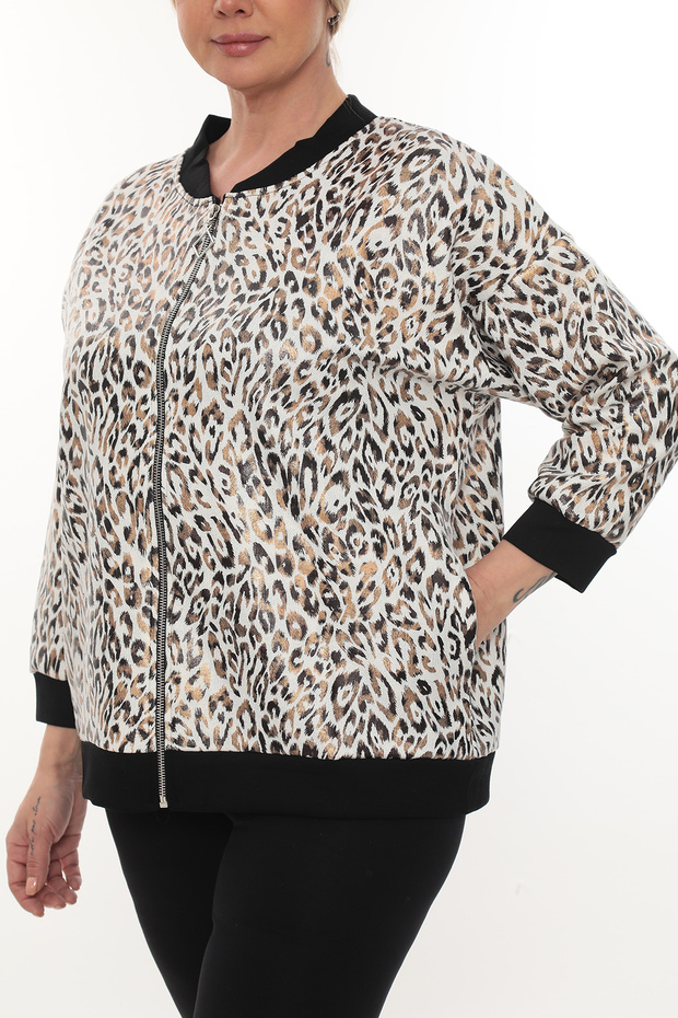 Plus Size Bomber - 2