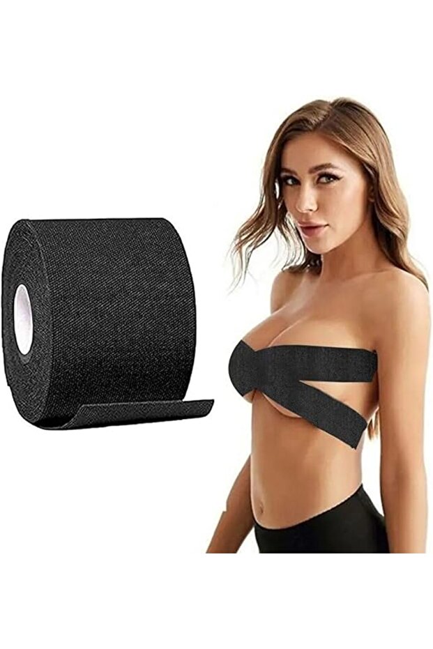 Breast Lift Tape 5m, 5cm Width - Stick-on Strapless Push Up Adhesive Boob Tape B0BFFC2RRS