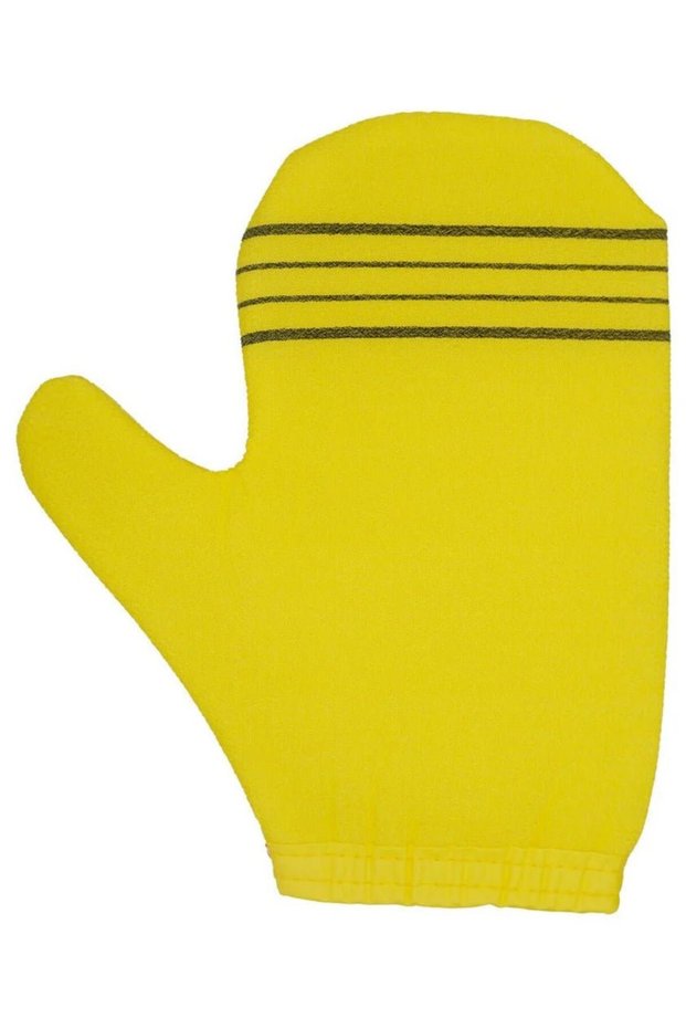 Mitten Bath Glove - Yellow