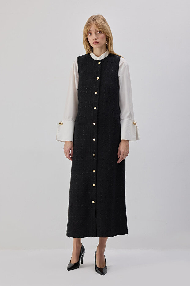 سترة من التوفيت بأزرار - 3