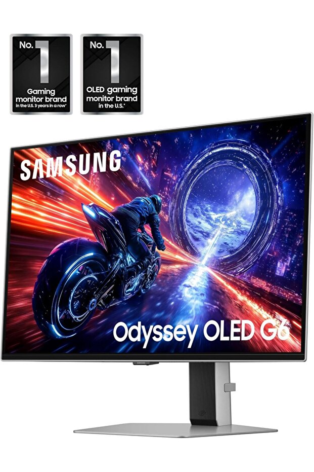 Samsung 27” Odyssey OLED G6 G60SF QHD QD-OLED Gaming Monitor, 500Hz, 0 ...