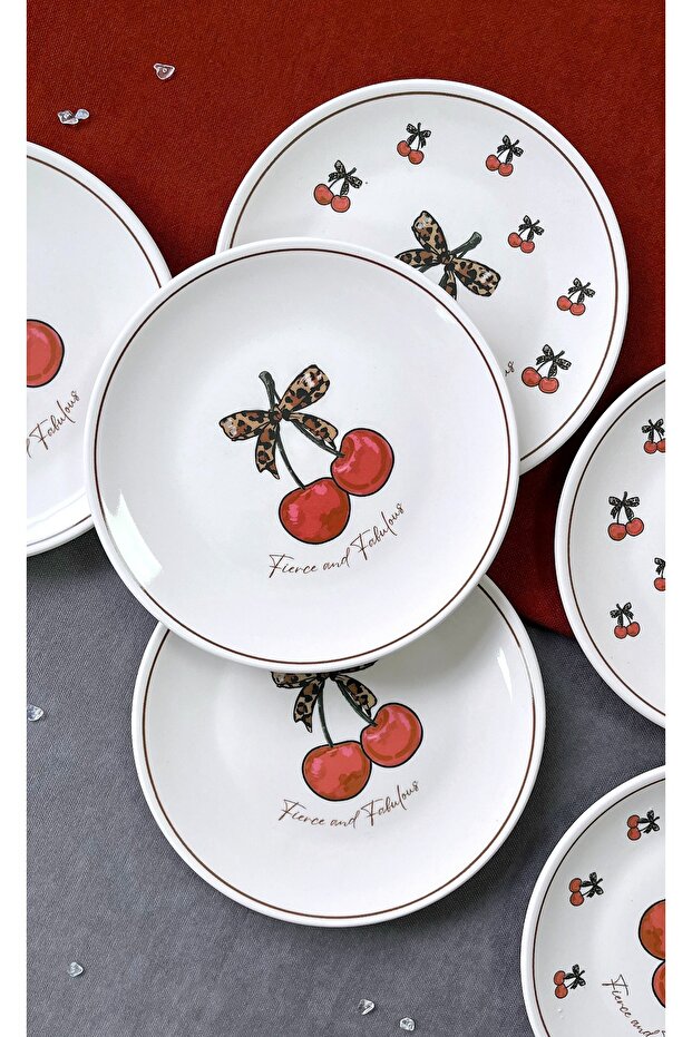 CHERRY GLAM 6 PARÇA LÜX TATLI TABAĞI SETİ - 2