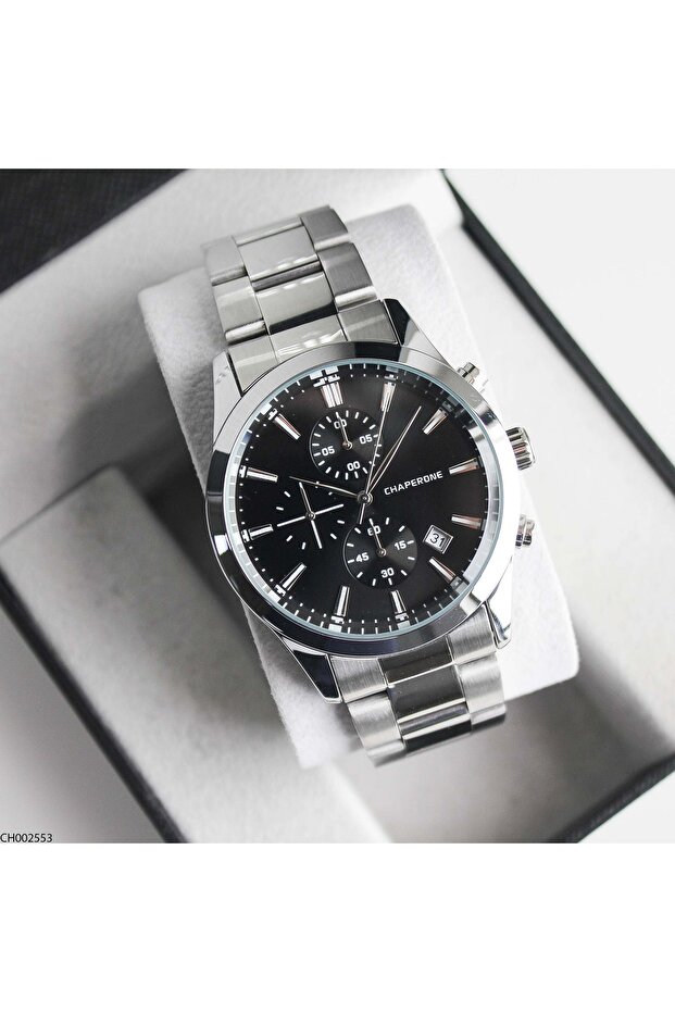 Ch002553 Men's Steel Band Wrist Watch