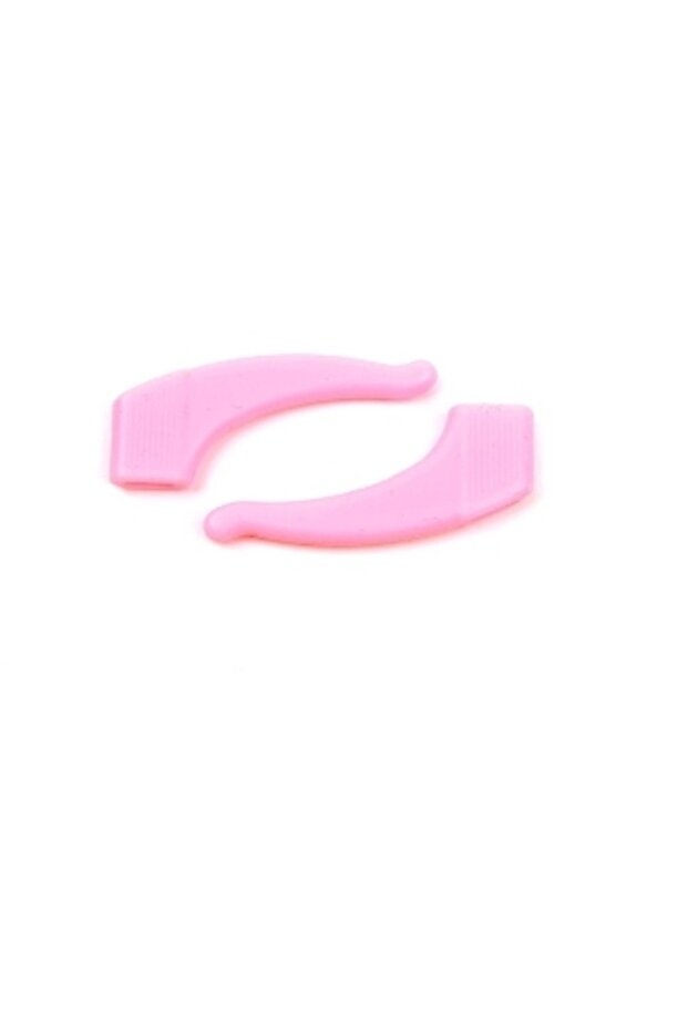 Pink ear lock 1 pair with non-slip silicone earbud tips