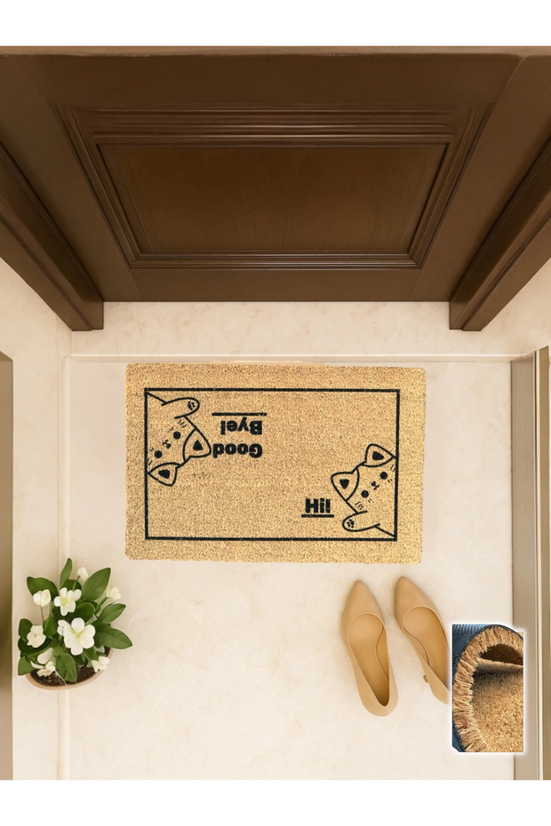 Piccolo Gatto 40X60 cm Coco Doormat Cat