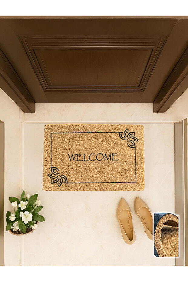Lotusblumen 40X60 cm Coco Doormat Lotus