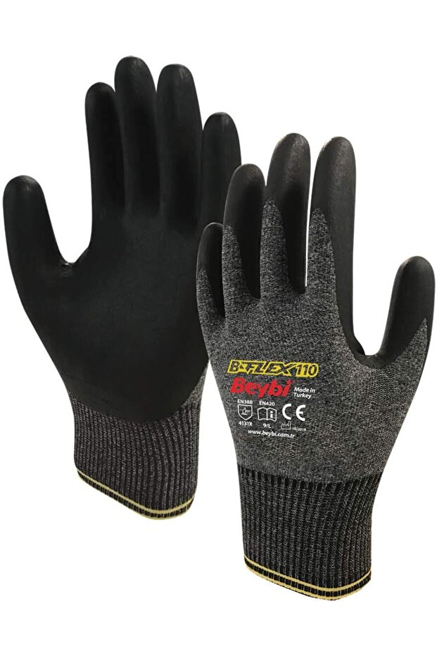 B-Flex110 Likralı Nitril Eldiven 7 - Çift 1171935 - 1