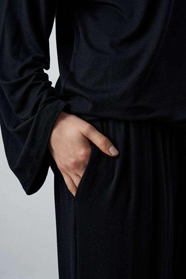 Mono Basic Dökümlü Pantolon - 3