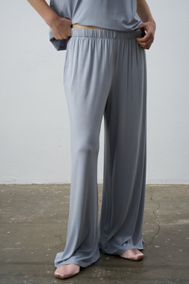 Mono Basic Dökümlü Pantolon - 7