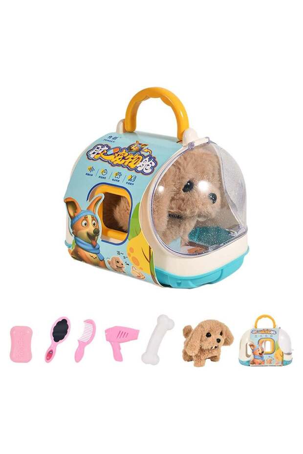 Interactive Electronic Golden Retriever Dog Toy - Walking, Barking & Tail Wagging