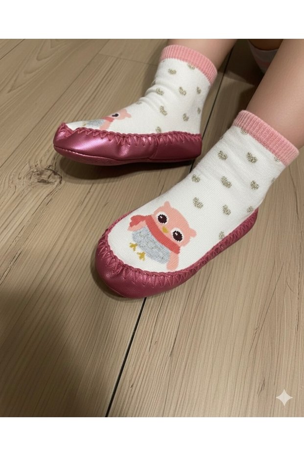Children's Moccasin Anti-Slip Socks-Booties-Slippers Kindergarten-Home-Nursery