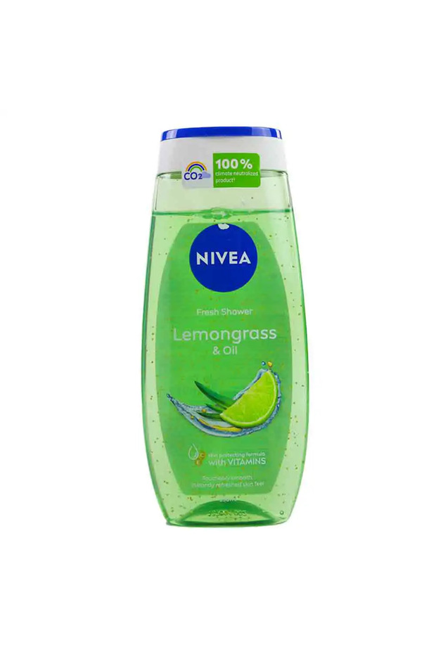 Fresh Shower Gel With Lemongrass & Oil, Skin Protecting Formula With Vitamins - 250ml