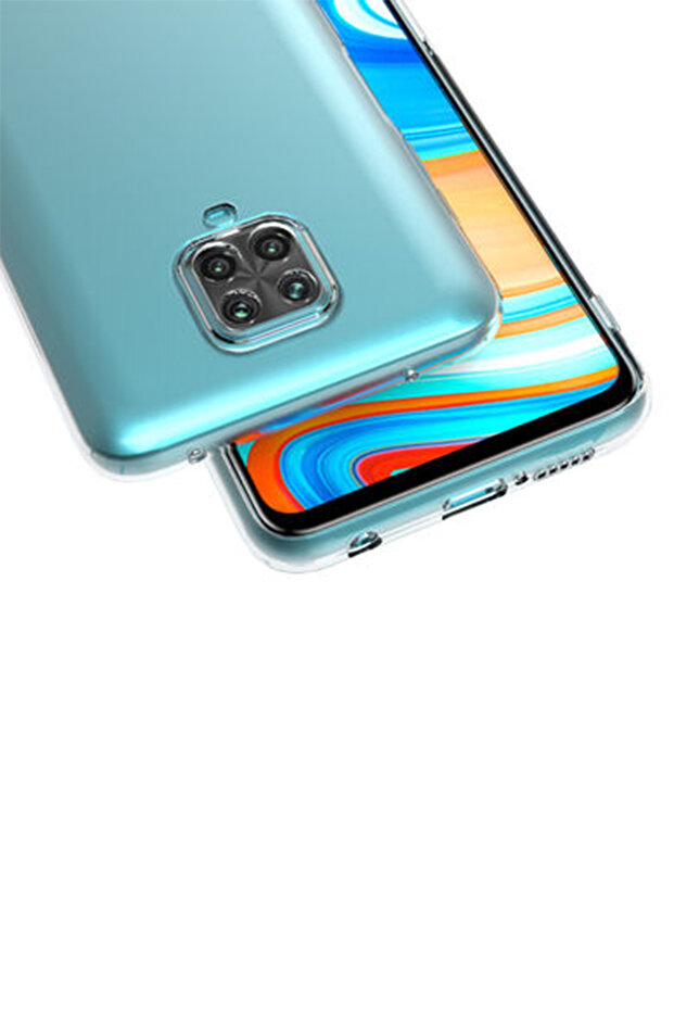 غطاء هاتف شفاف متوافق مع شاومي ريدمي نوت 9 إس - 2