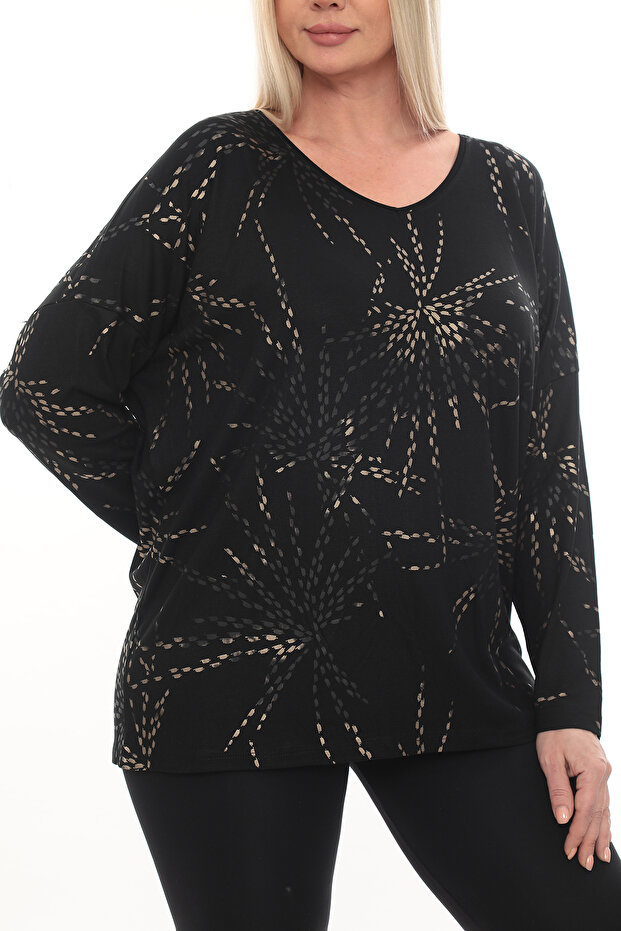 مقاس كبير. طباعة جلد الفهد - 3