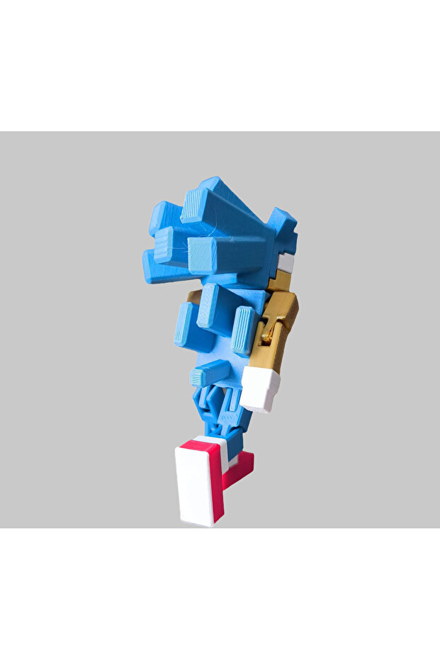 Minecraft Sonic eklemli figür oyuncak - 3