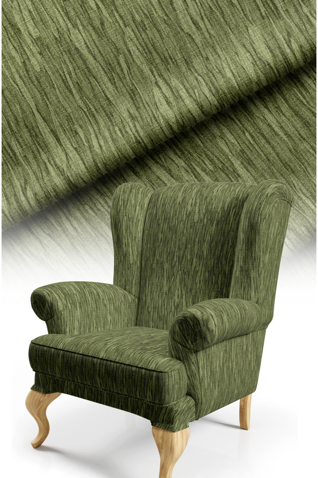 Crinkle Patterned Digital Printed Upholstery Sofa Fabric. Solid Upholstery Fabric with Cotton Lining