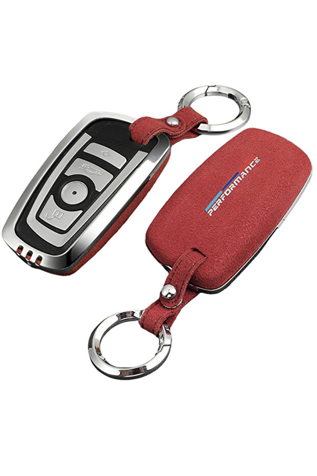 RED Remote Control Key Fob Case BMW E90, E60, E70, E87, E30, E34, E36, E38, E39, E46 - 1