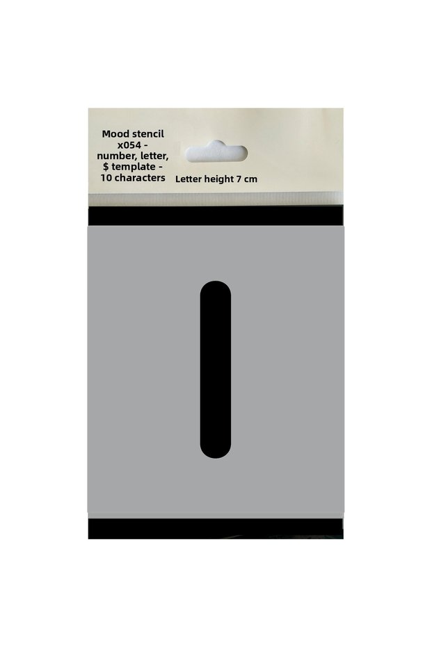 Stencil Number Painting Template X054-Number Number Height 7 cm