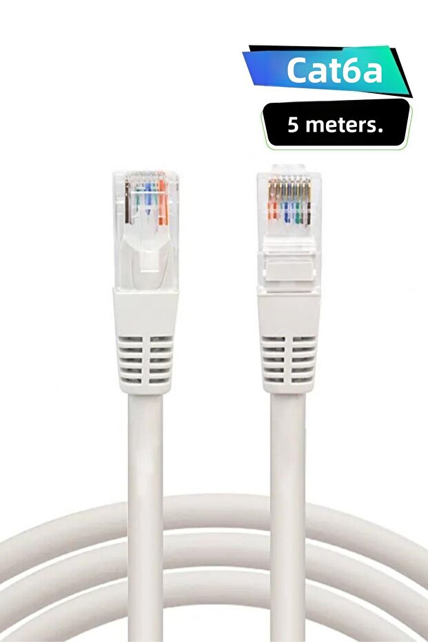 كابل إيثرنت Cat6 5mt بسرعة 1000 ميجابايت في الثانية وكابل إنترنت بطول 5 متر
