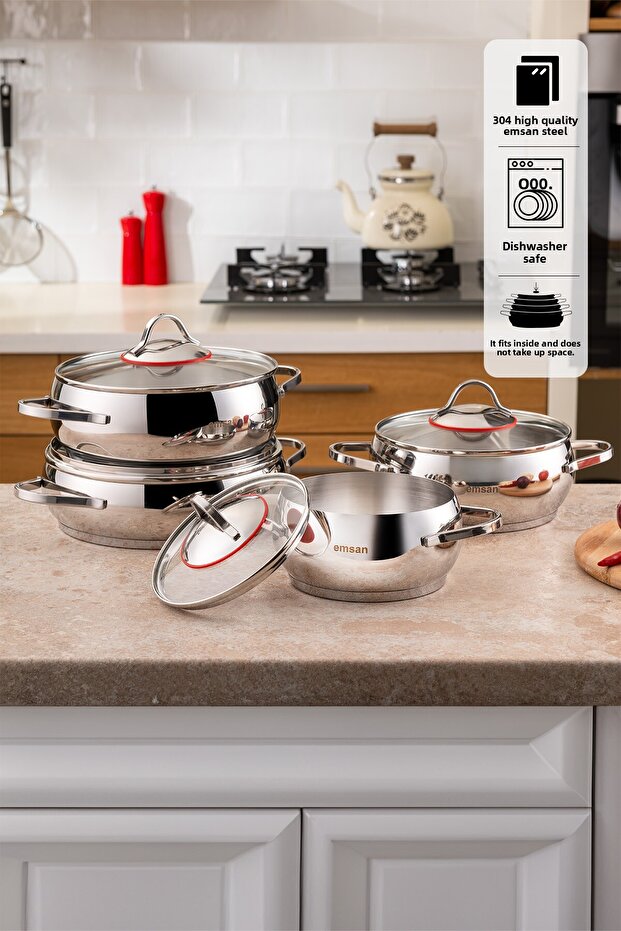 طقم أواني طهي سيلان 8 قطع - 1