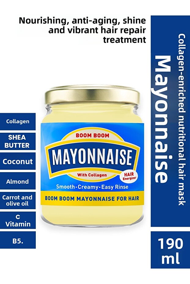 Nourishing Hair Mask with Mayonnaise Collagen 190 ml