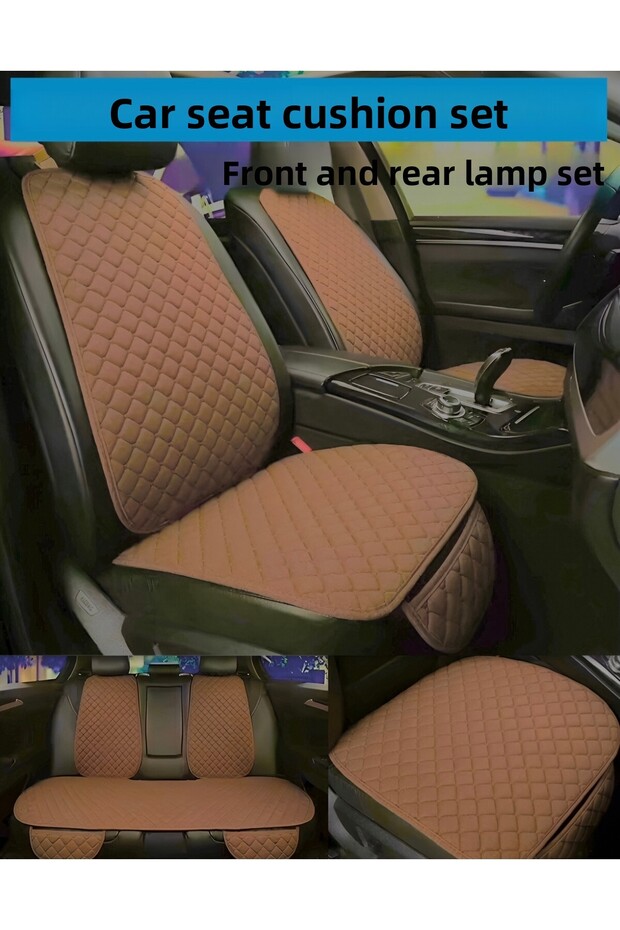 Bmw X3 Compatible Thai Feather Auto Seat Cushion Set-Protection Cover (Front-Rear Full Set)