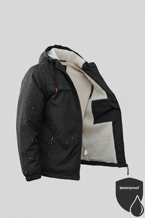 Men's Water and Wind Resistant Premium Coat Jacket - 4