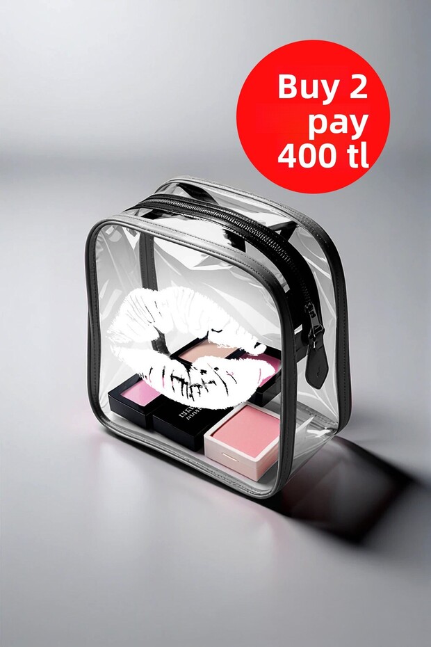Professional Transparent Women Travel Care Cosmetic Beach Makeup Bag Valise Suitcase Organizer Waterproof