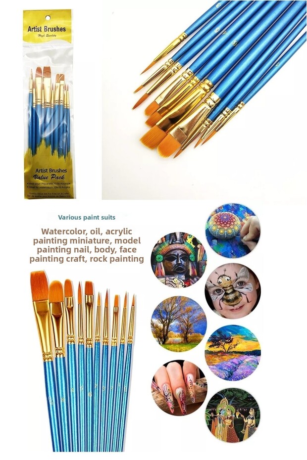 Σετ 10 πινέλων - 3