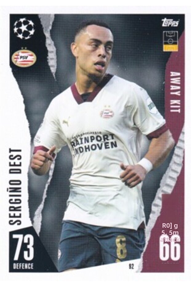 Match Attax Champions League Extra 23/24 Away Kit 92 Sergino Dest | Ebay Uk