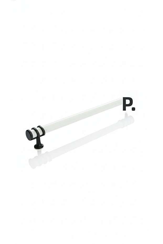 White-Black Metal Handle with Ring 160 mm (16cm) Furniture Handle, Cabinet Handle, Kitchen Cabinet Handle Drawer
