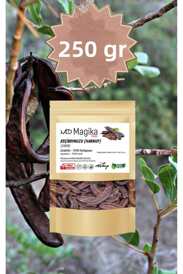 Carob (Harnup) 250 g - Without Additives - 100% Natural, 100% Fresh, 100% Local
