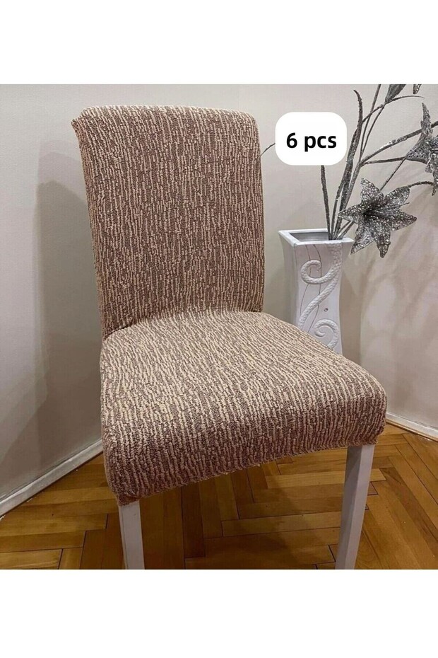 Jakali Tree Bark Chair Cover Chair Cover Chair Cover (6 S) Without Skirt Elasticated