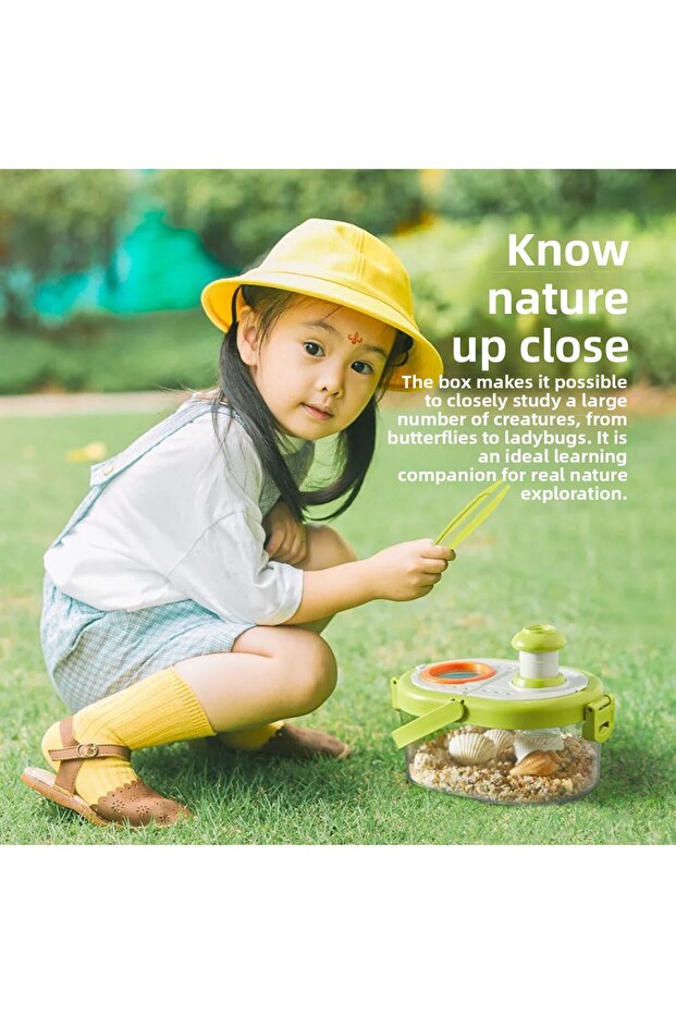 صندوق مراقبة ميني كاشف – مجموعة استكشاف الطبيعة مع العدسة المكبرة - 2