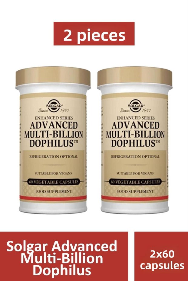 Advanced Multi-Billion Dophilus 60 Capsules 2 Pieces