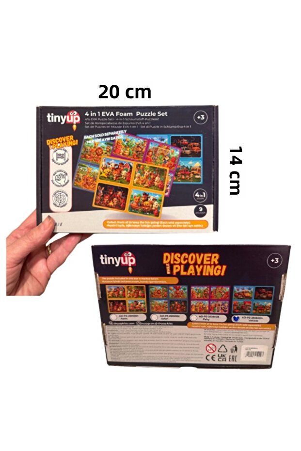 9 قطع 4 ألغاز إيفا قابلة للتركيب والفك، أدوات - 7