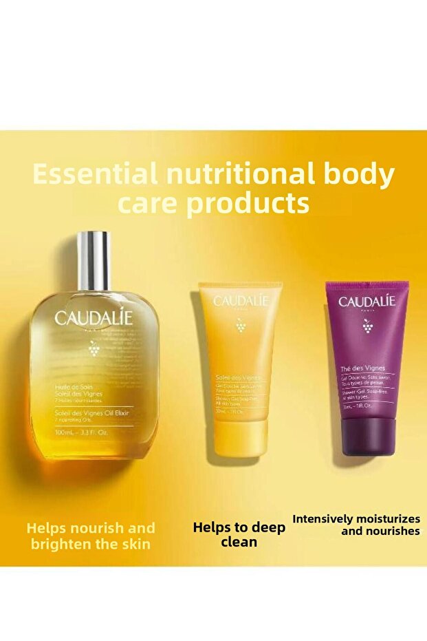 Soleil Des Vignes Elixir Oil Set-Elixir Oil 50 Ml+Shower Gel 30Ml+Body Lotion 30ml - 2