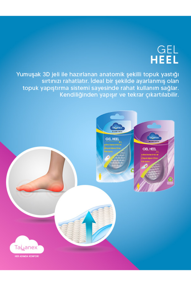 Gel Heel Tabanlık - Erkek - 4