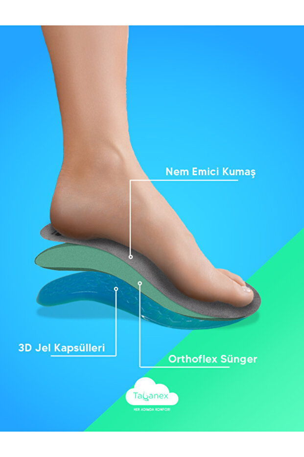 Space Walk Jel Tabanlık - Kadın - 2