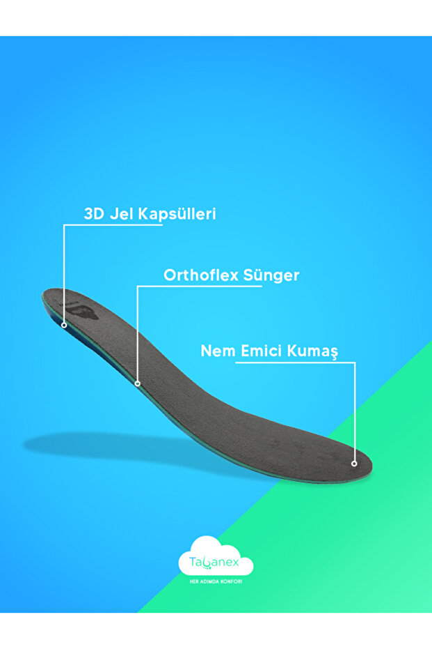 Space Walk Jel Tabanlık - Kadın - 3