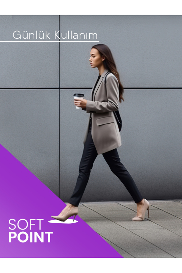 Şeffaf Kadın Tabanlık SOFT POINT GEL - 5