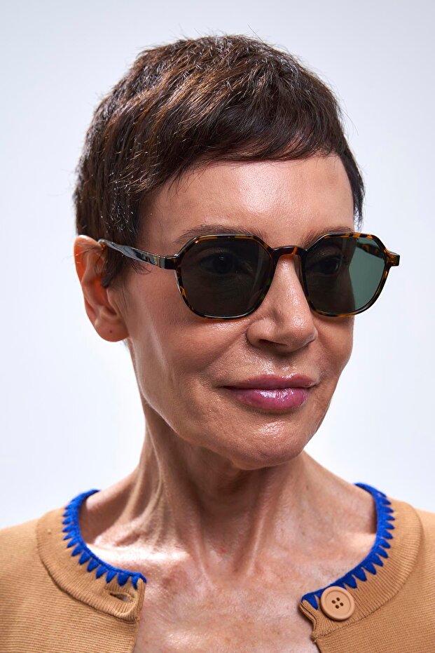 Caesar Magic Leopard Green Sunglasses - 2