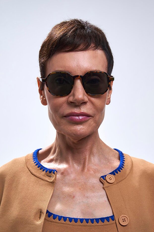 Caesar Magic Leopard Green Sunglasses - 1