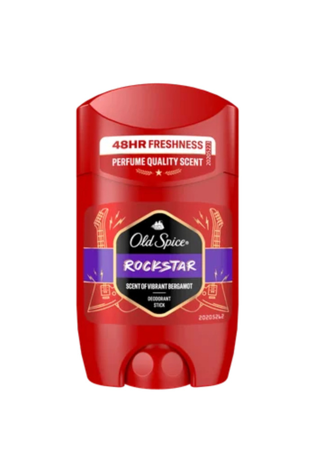 Rockstar Stick Deodorant, men, 48h freshness, vibrant bergamot aroma, 50 ml