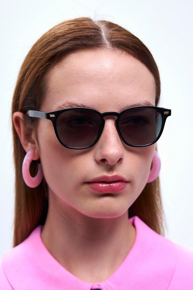Lucien Black Green Sunglasses